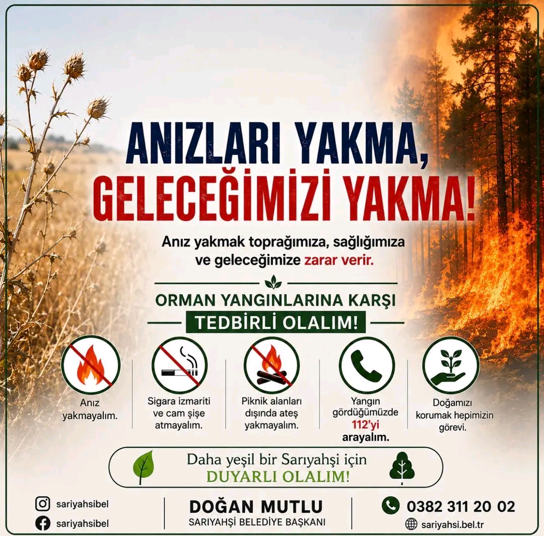 Anızlarımızı Yakmayalım!