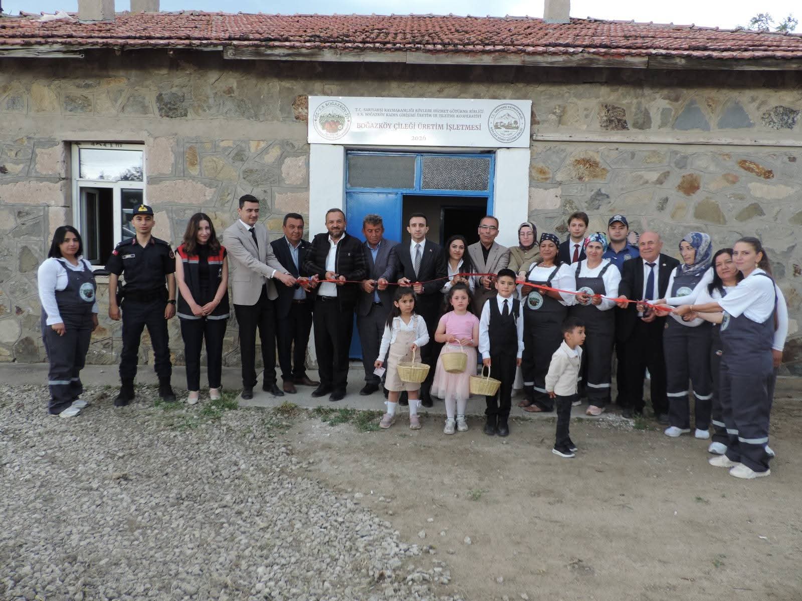 Boğazköy Çileği Üretim İşletmesi Kuruldu 
